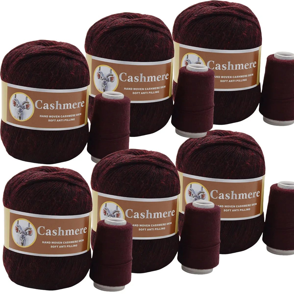 Cashmere Yarn Set of 6