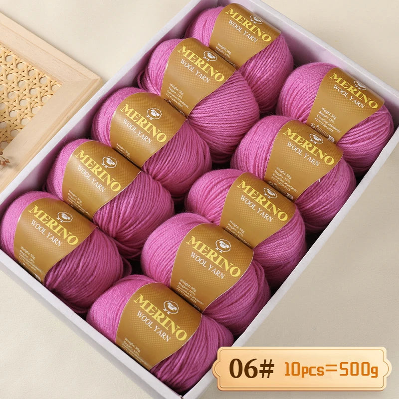 High-Quality Wool Yarn, 500g