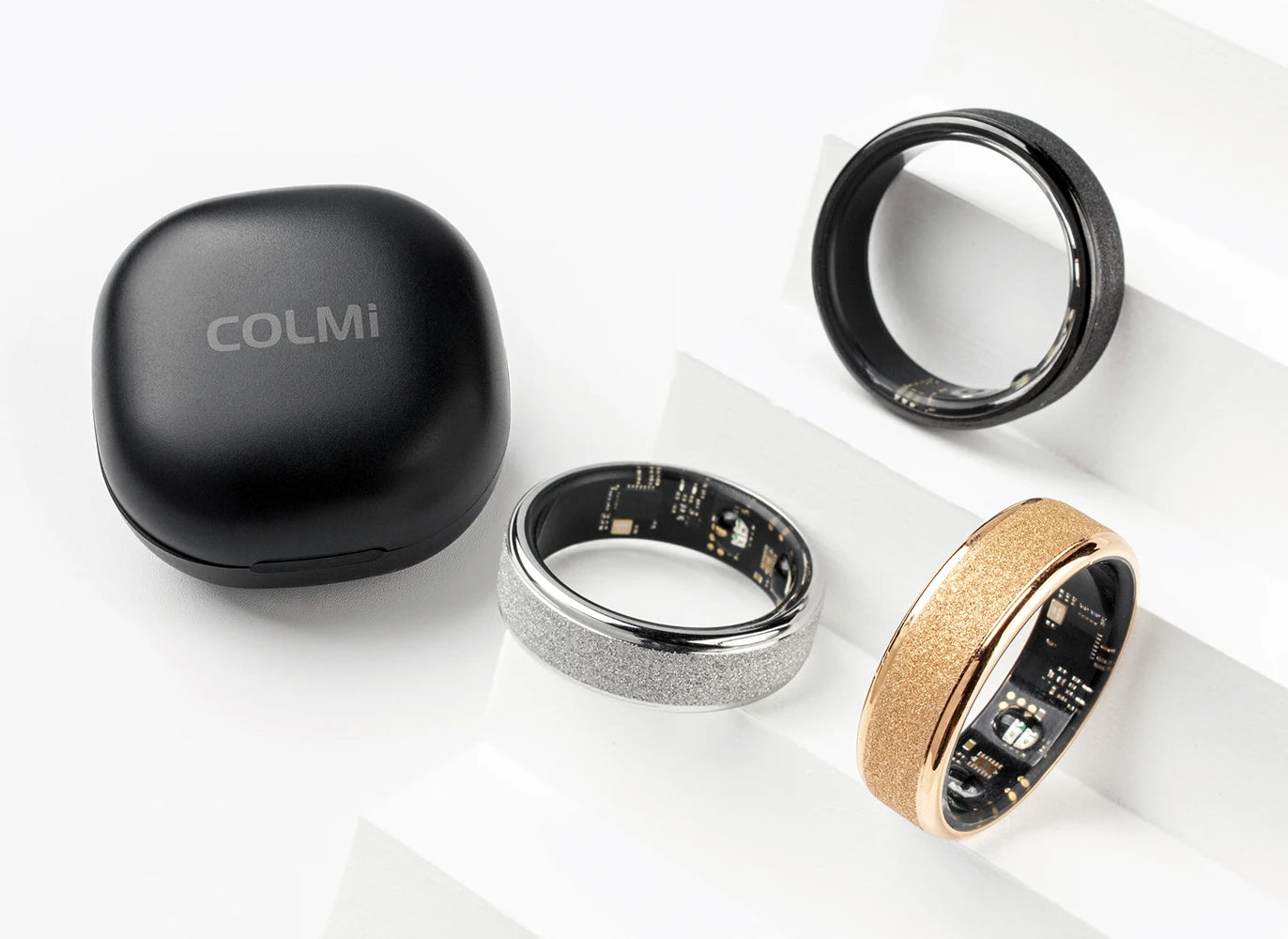 Smart Ring with Charging Case