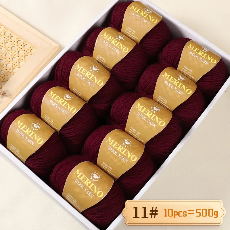 High-Quality Wool Yarn, 500g