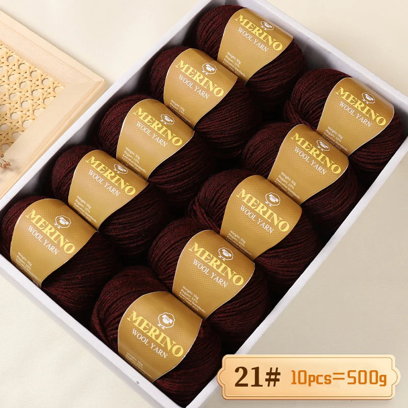 High-Quality Wool Yarn, 500g