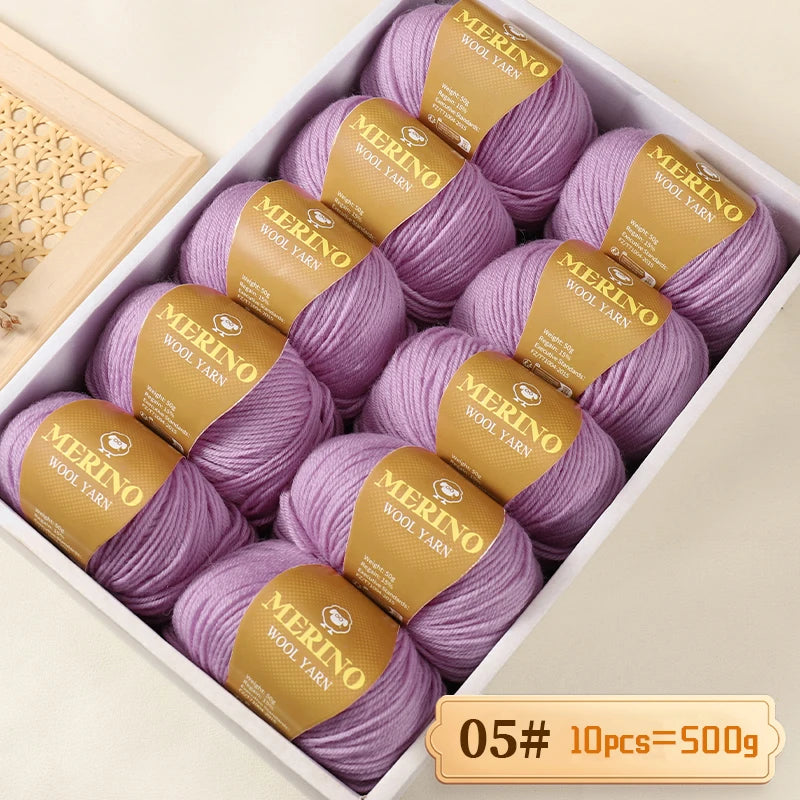 High-Quality Wool Yarn, 500g