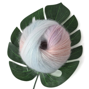 5pcs Wool Mohair Colored Yarn 200m/pcs