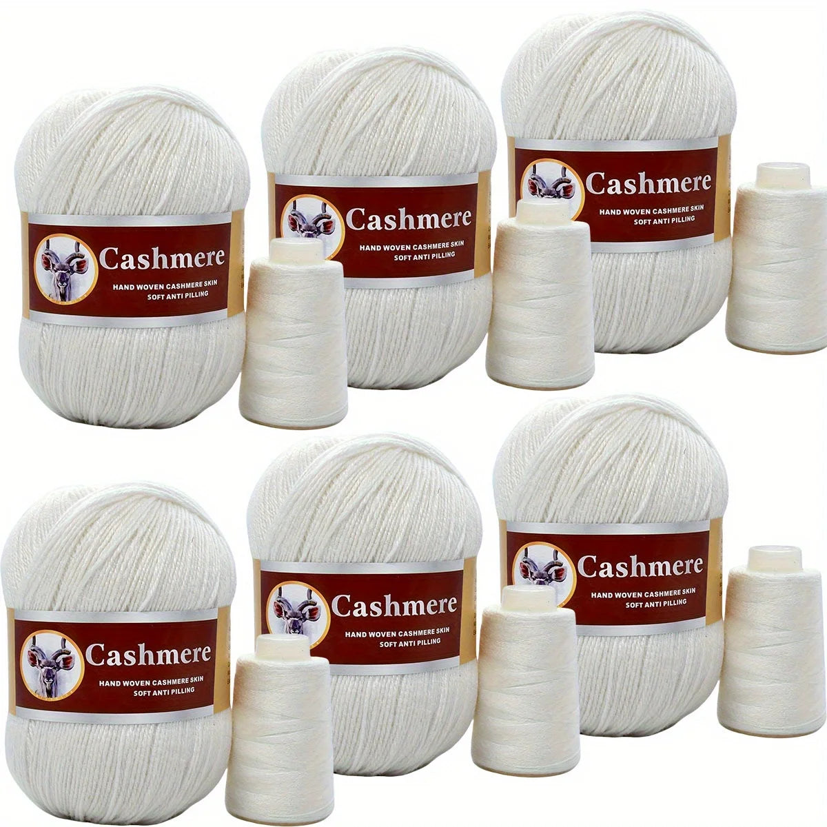 Cashmere Yarn Set of 6