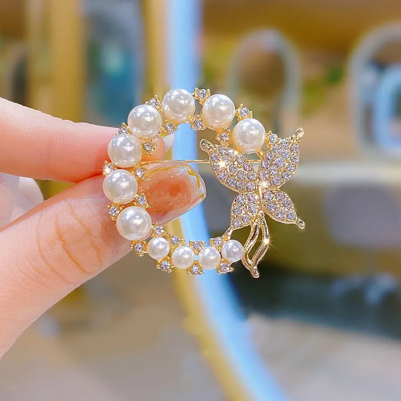TAHLIA JEWELLERY SMALL BROOCH