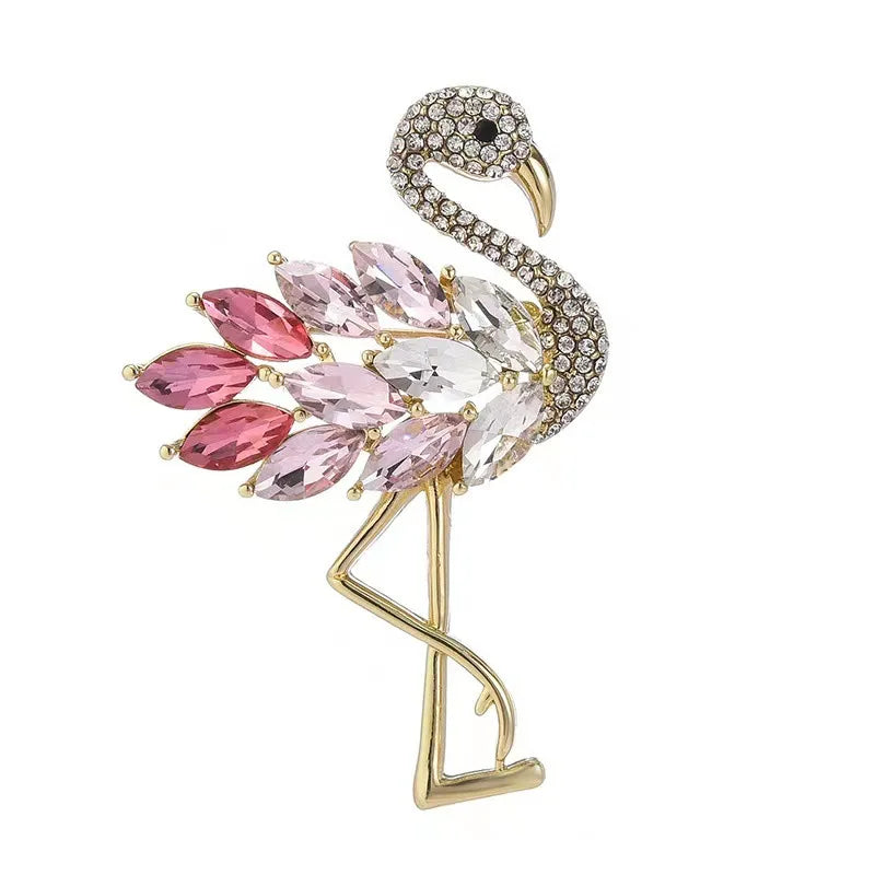TAHLIA JEWELLERY FLAMINGO BROOCH