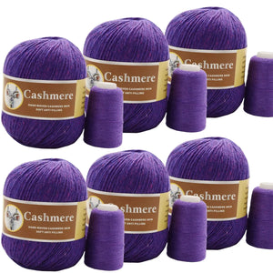 Cashmere Yarn Set of 6