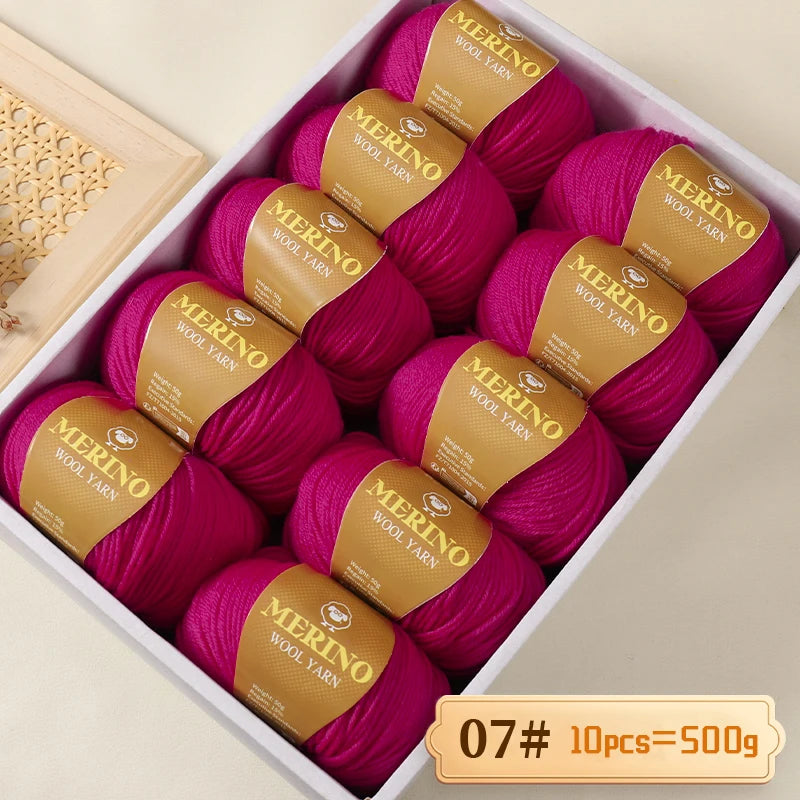 High-Quality Wool Yarn, 500g