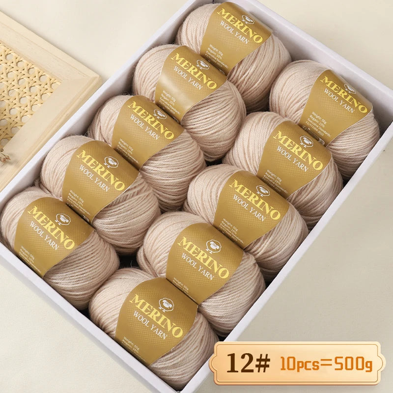 High-Quality Wool Yarn, 500g