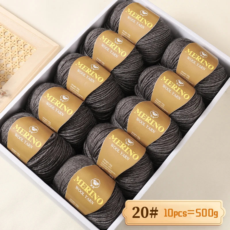 High-Quality Wool Yarn, 500g