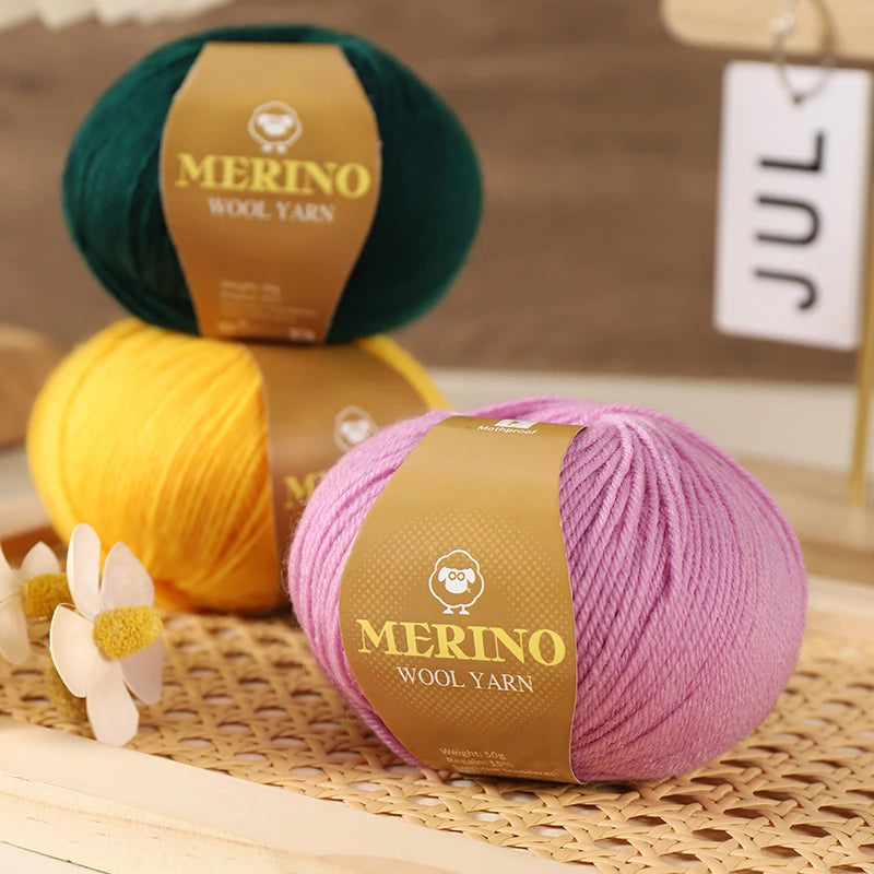 High-Quality Wool Yarn, 500g