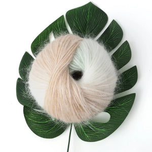 5pcs Wool Mohair Colored Yarn 200m/pcs