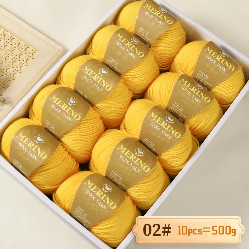 High-Quality Wool Yarn, 500g