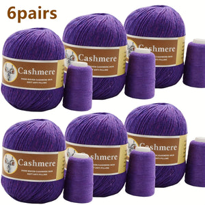 Cashmere Yarn Set of 6