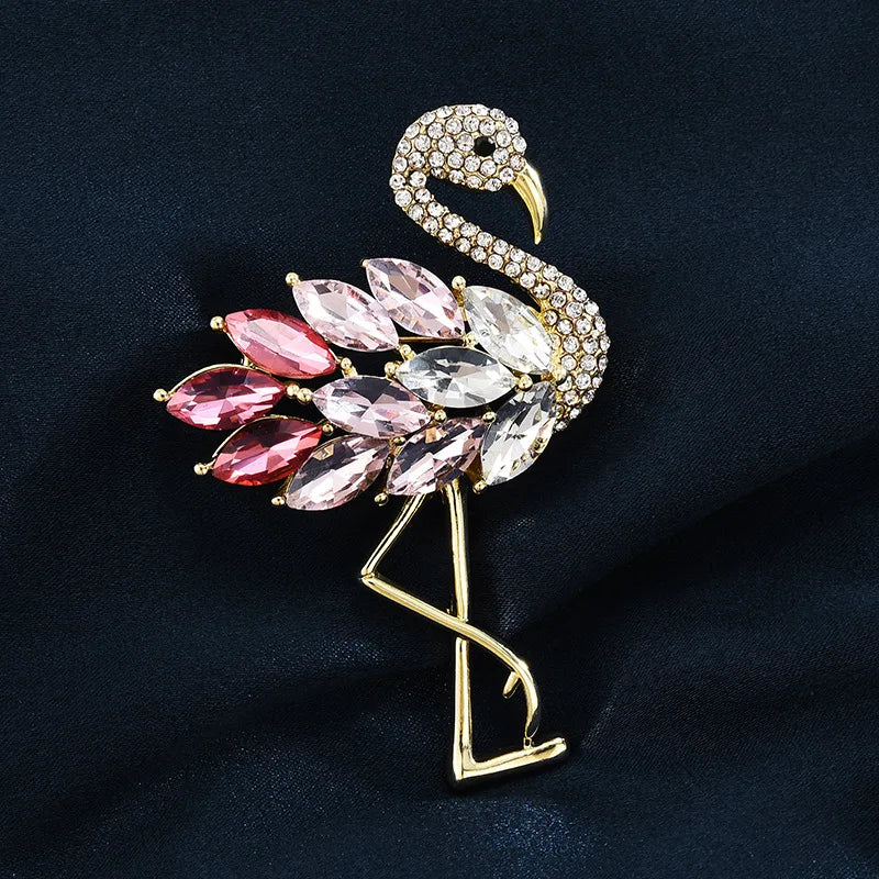 TAHLIA JEWELLERY FLAMINGO BROOCH