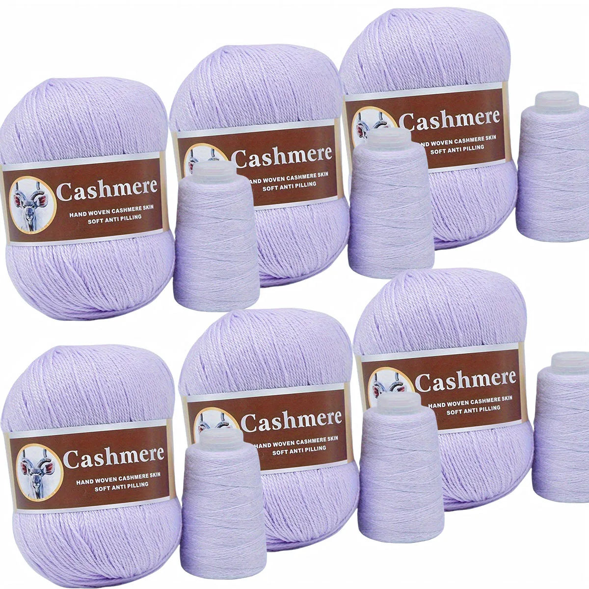 Cashmere Yarn Set of 6