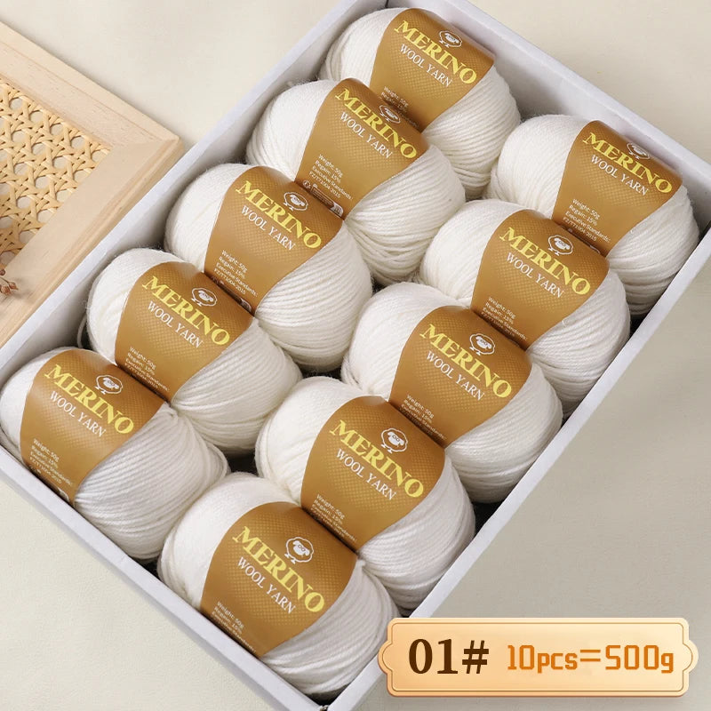 High-Quality Wool Yarn, 500g