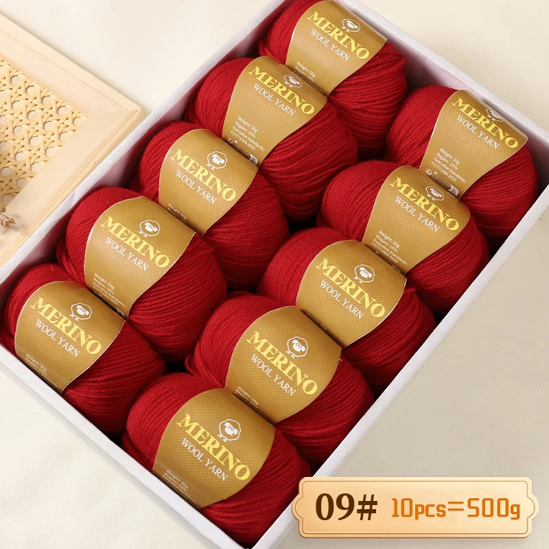 High-Quality Wool Yarn, 500g