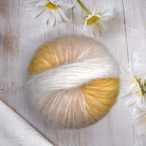 5pcs Wool Mohair Colored Yarn 200m/pcs