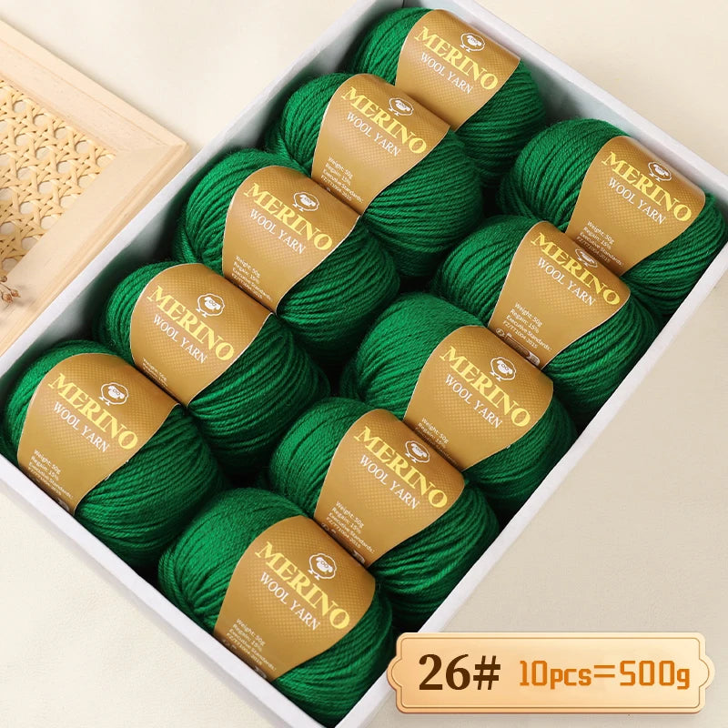High-Quality Wool Yarn, 500g