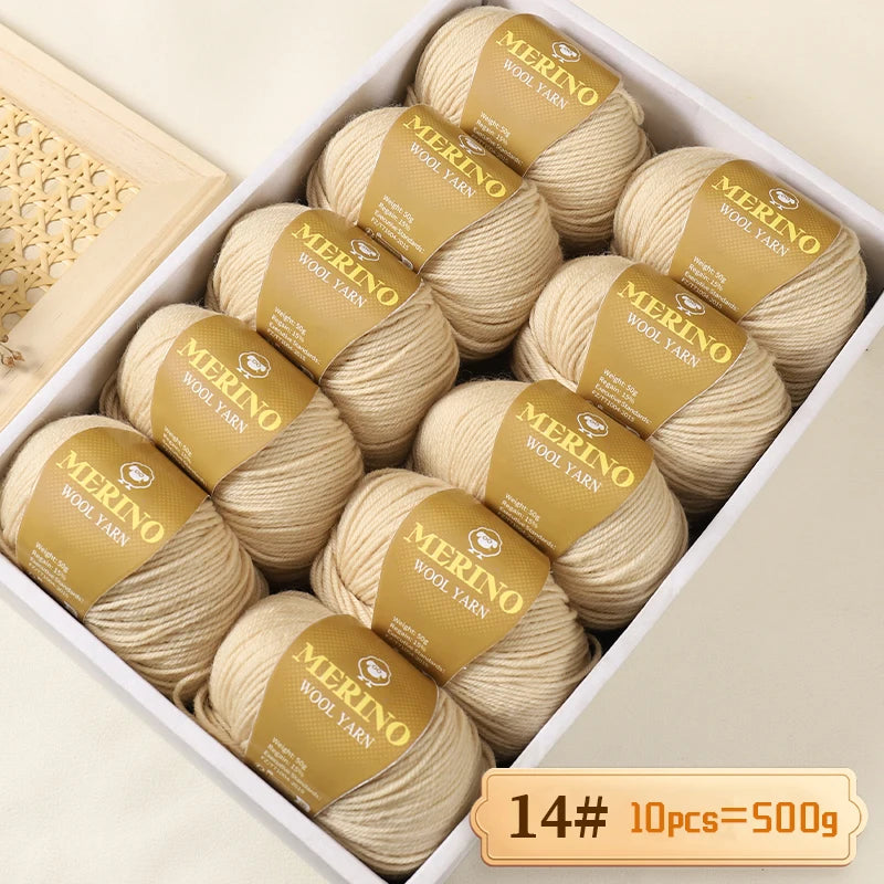 High-Quality Wool Yarn, 500g