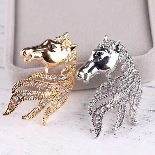 TAHLIA JEWELLERY HORSE BROOCH