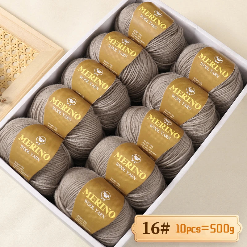 High-Quality Wool Yarn, 500g