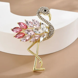 TAHLIA JEWLLERY FLAMINGO BROOCH