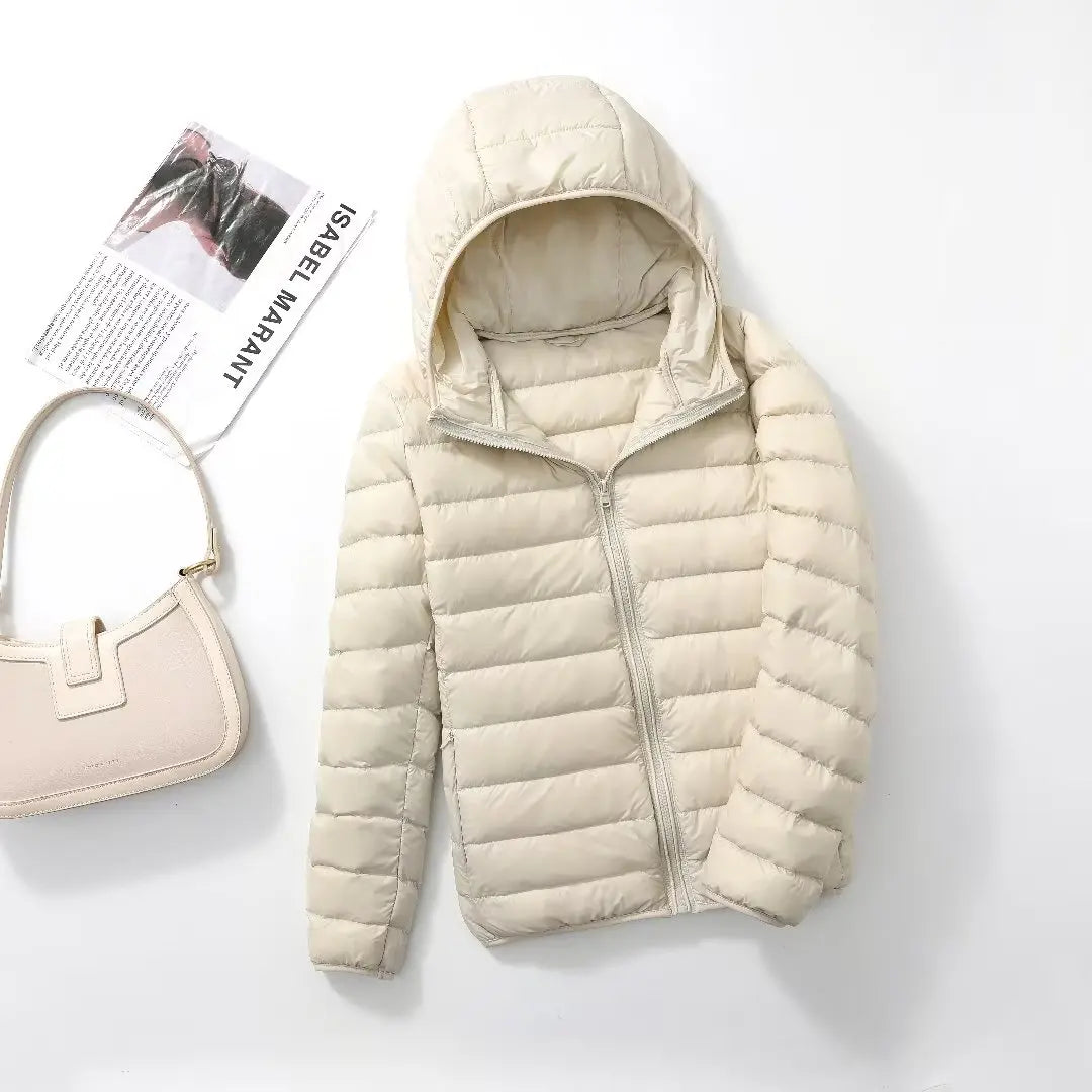 Women Puffer Jacket Lightweight Duck Down