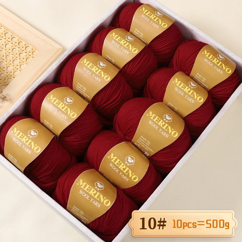 High-Quality Wool Yarn, 500g