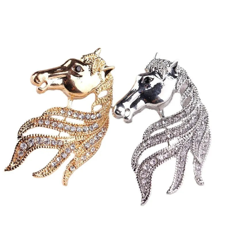 TAHLIA JEWELLERY HORSE BROOCH