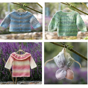 5pcs Wool Mohair Colored Yarn 200m/pcs