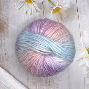 5pcs Wool Mohair Colored Yarn 200m/pcs