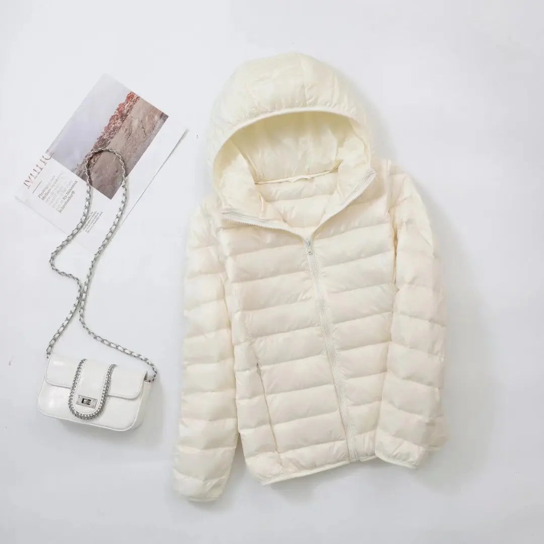 Women Puffer Jacket Lightweight Duck Down