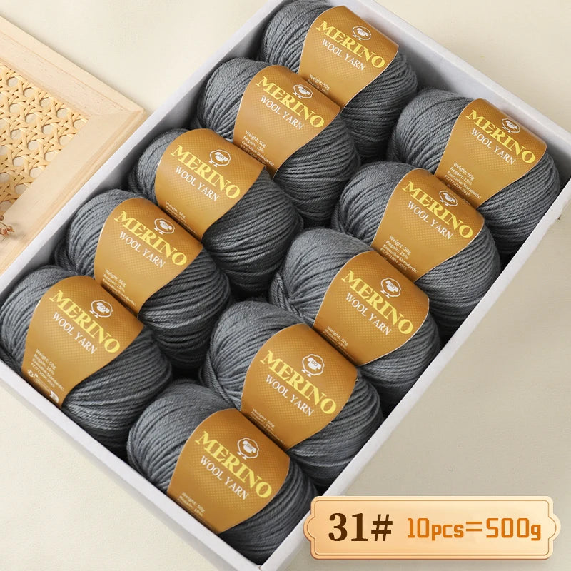 High-Quality Wool Yarn, 500g