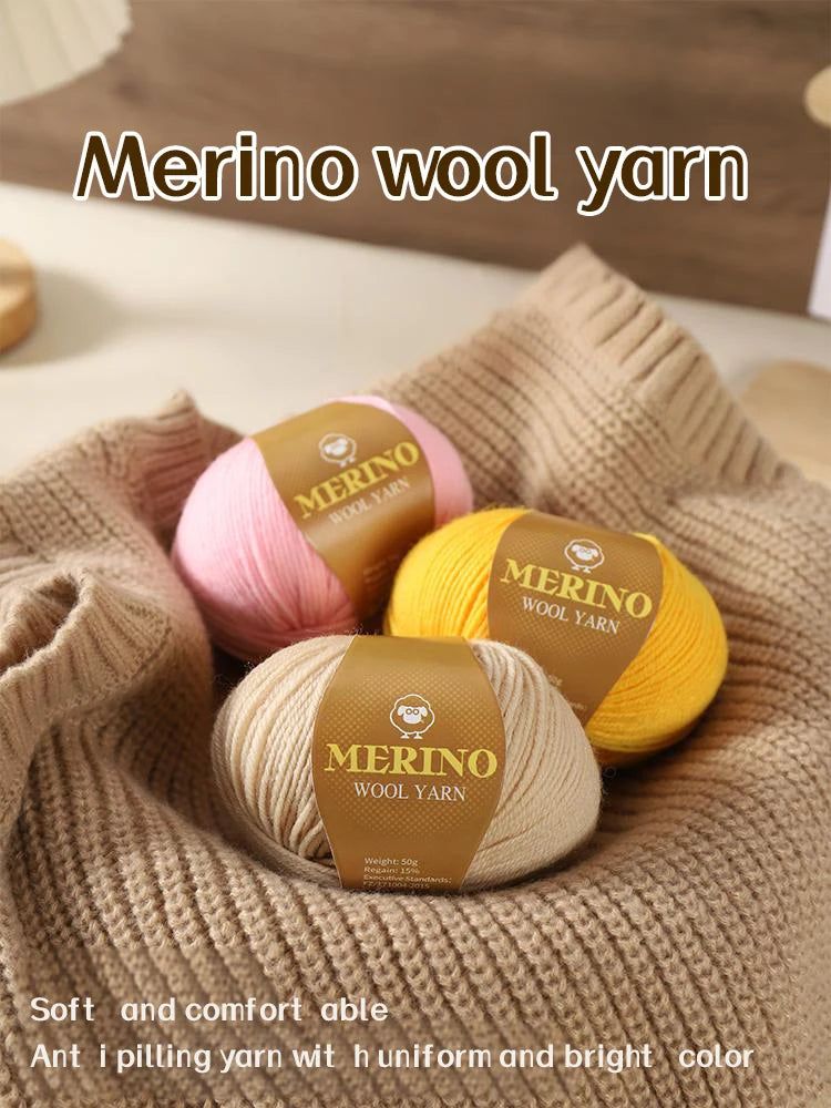 High-Quality Wool Yarn, 500g