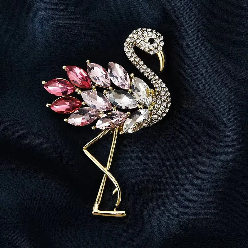 TAHLIA JEWELLERY FLAMINGO BROOCH