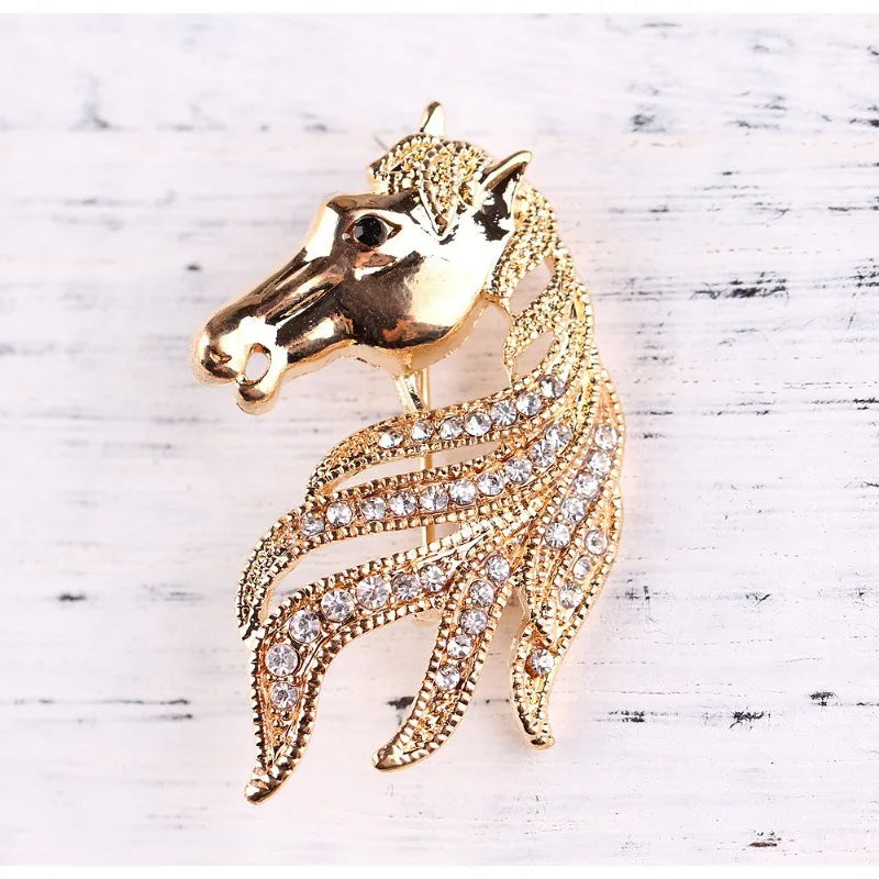 TAHLIA JEWELLERY HORSE BROOCH