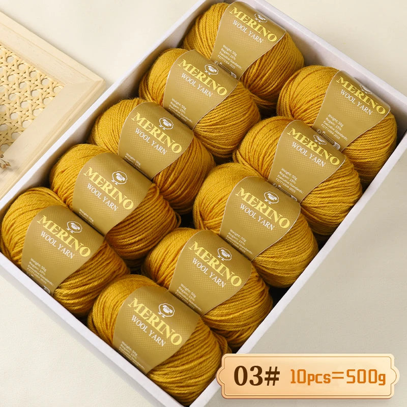 High-Quality Wool Yarn, 500g