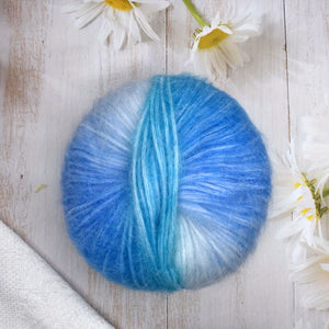 5pcs Wool Mohair Colored Yarn 200m/pcs