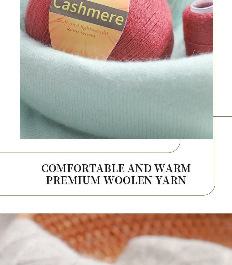High-Quality Cashmere Yarn, 300g