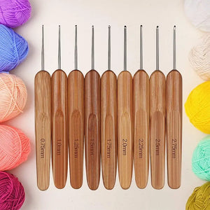 Bamboo Wooden Handle Knitting Needles