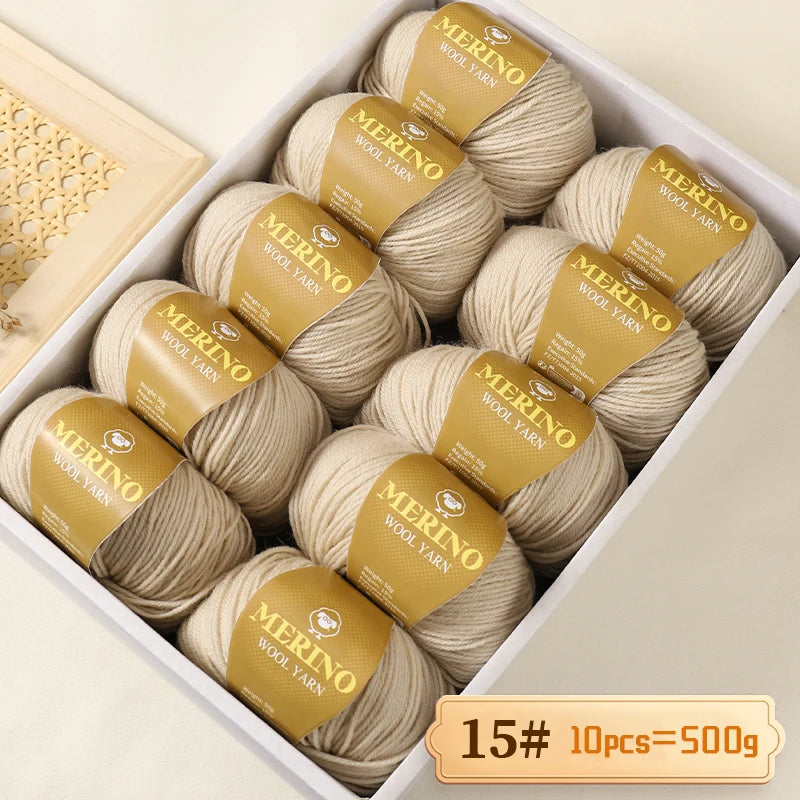 High-Quality Wool Yarn, 500g