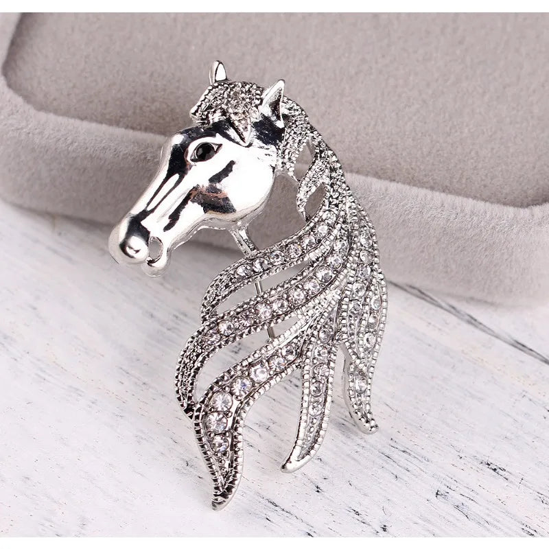 TAHLIA JEWELLERY HORSE BROOCH