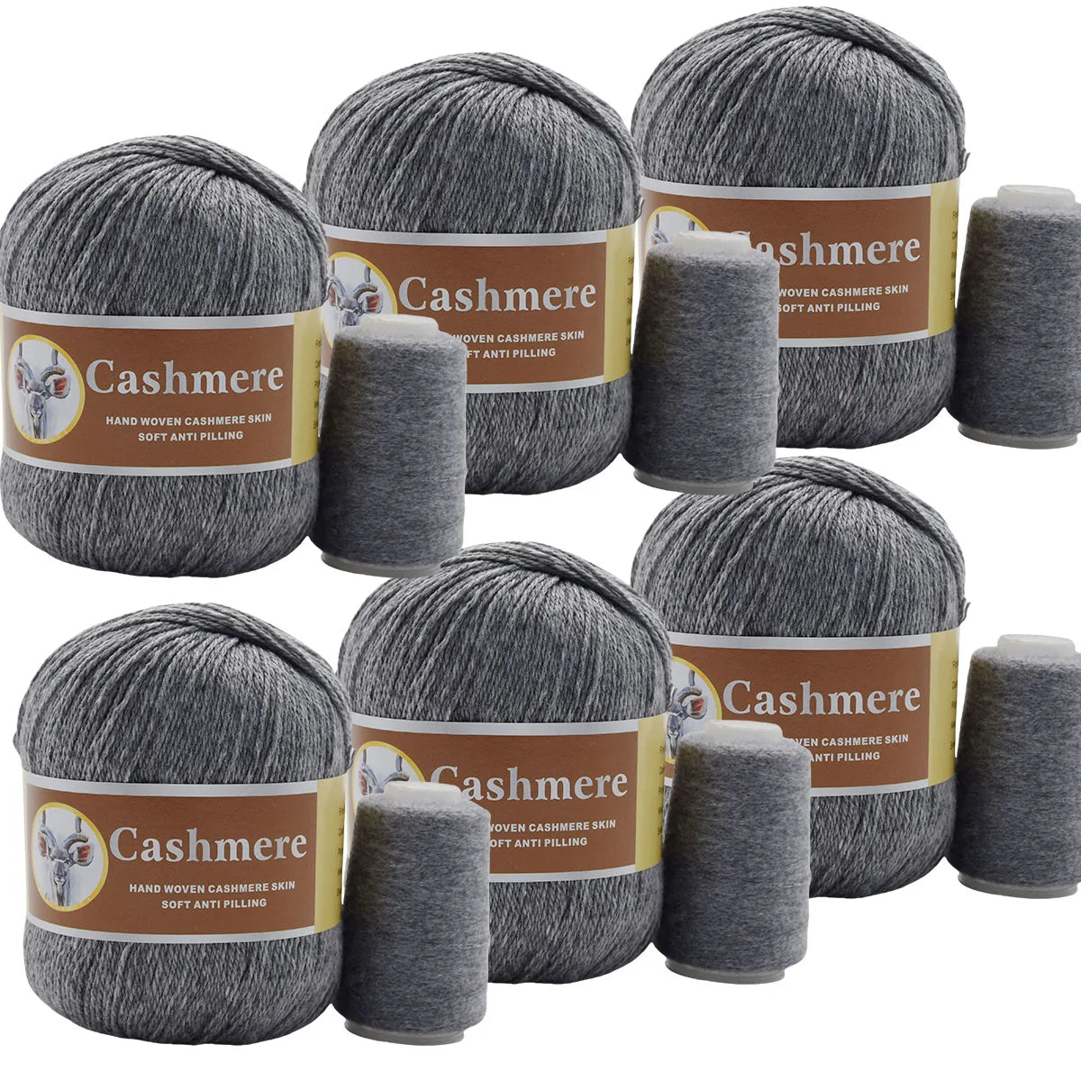 Cashmere Yarn Set of 6