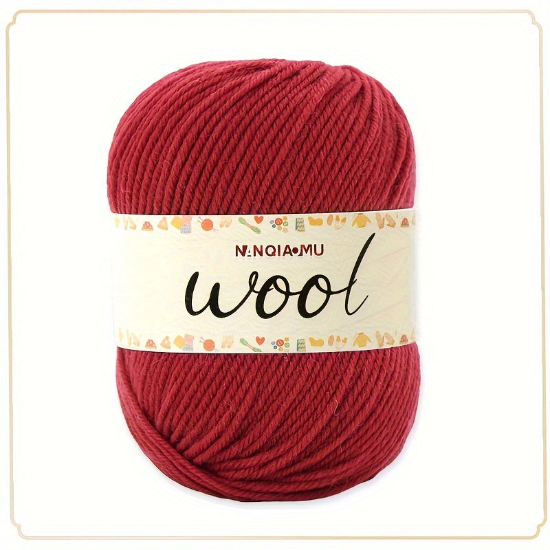 100% Pure Wool, Soft Knitting Crochet Yarn 50g