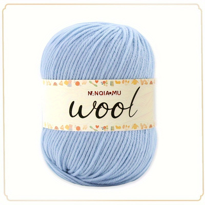 100% Pure Wool, Soft Knitting Crochet Yarn 50g
