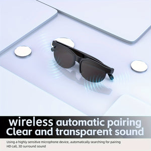 Smart Fashion Glasses with Built-In Speaker & Mic
