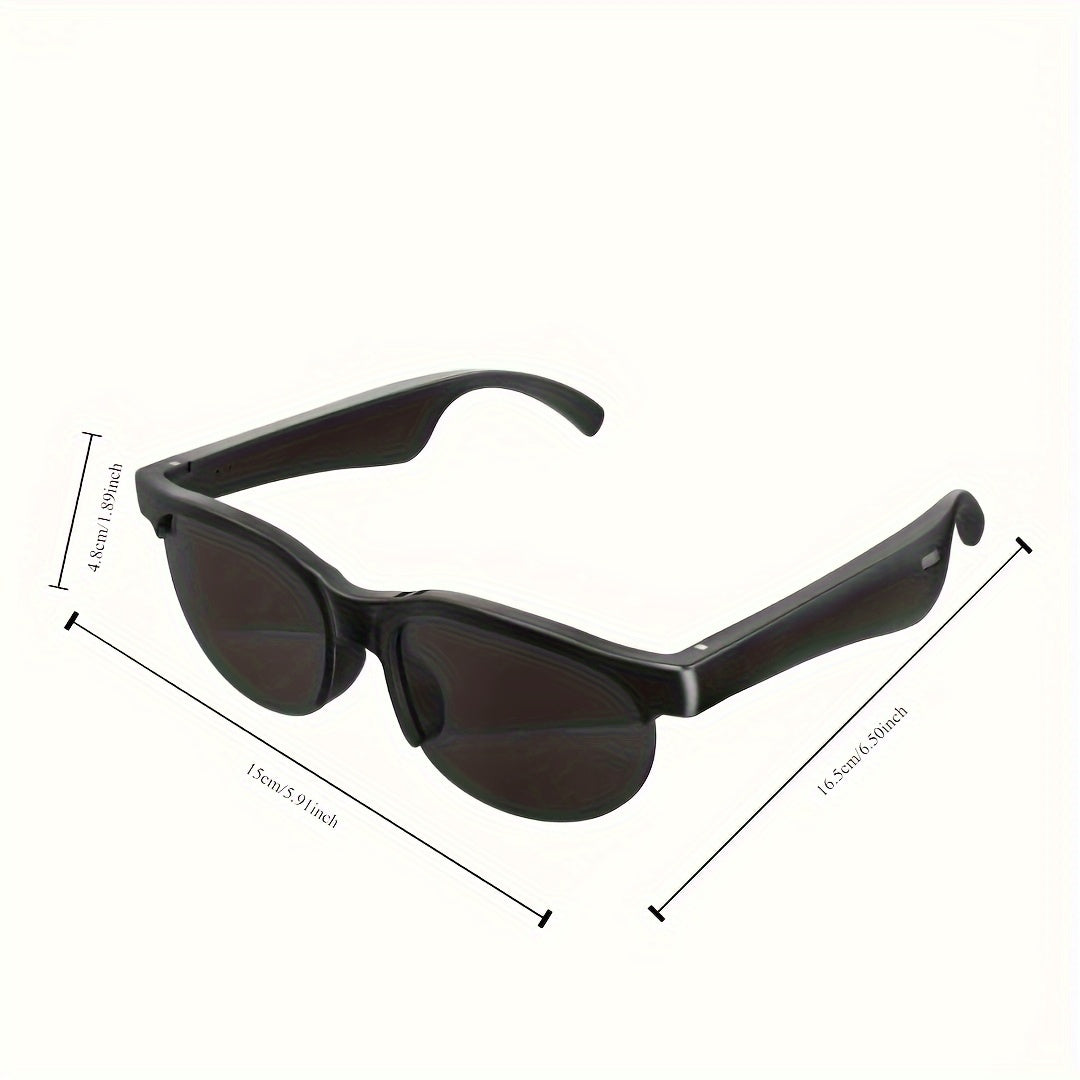 Smart Fashion Glasses with Built-In Speaker & Mic