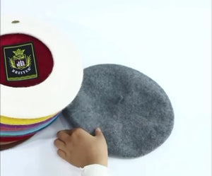 Chic Beret 100% Pure Wool Lined